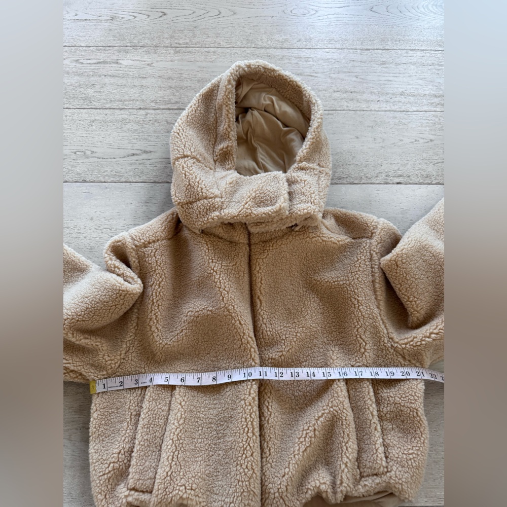 NWT Quince Hooded Sherpa Jacket M - Picture 4 of 9